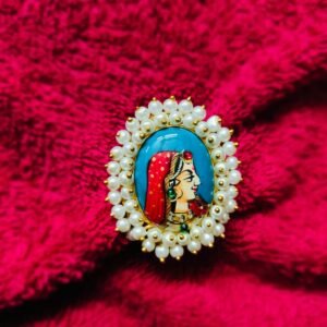 Traditional Brass Gold-Plated Finger Ring