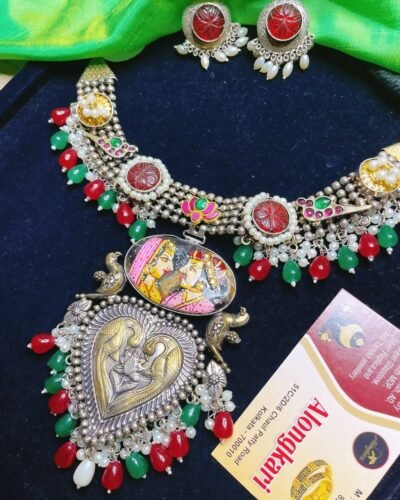 Radiate Elegance with the Women Tanjor Beautiful Necklace