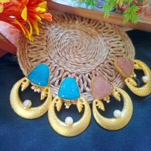 Traditional Brass Earrings for Women