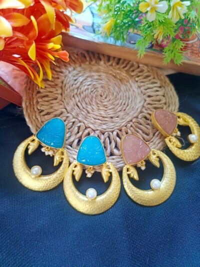 Traditional Brass Earrings for Women
