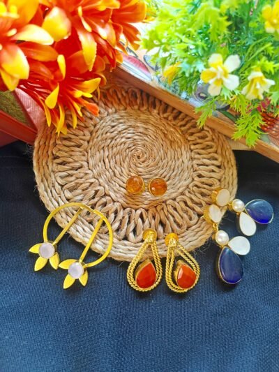 Traditional Brass Earrings for Women