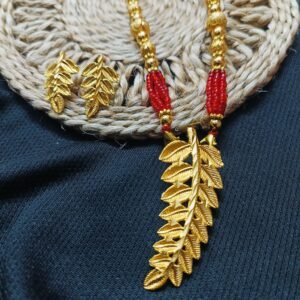 Traditional Gold-Plated Pendant Set