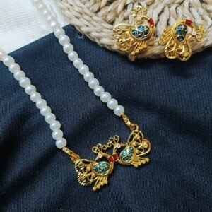 Traditional Gold-Plated Pendant Set
