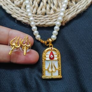 Traditional Gold-Plated Pendant Set