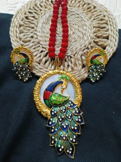 Traditional Gold-Plated Pendant Set