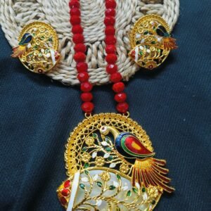 Traditional Gold-Plated Pendant Set