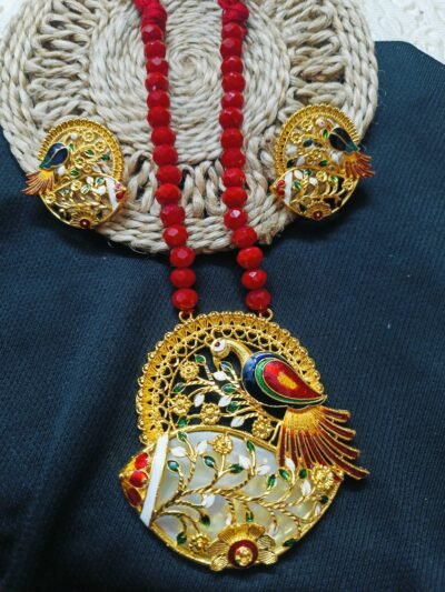 Traditional Gold-Plated Pendant Set
