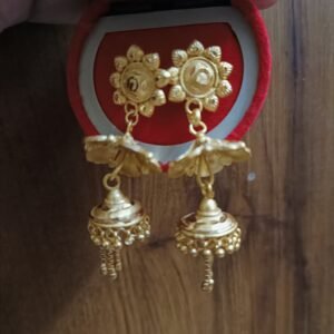 Gold Plated Earrings for Women | Traditional Design