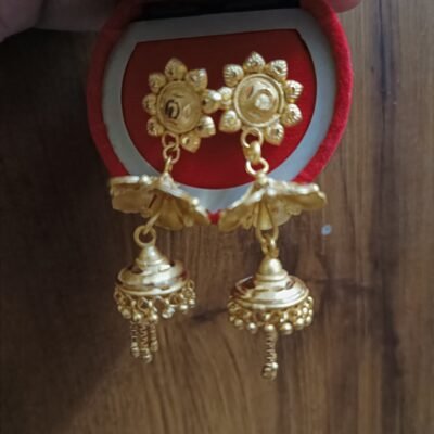 Gold Plated Earrings for Women | Traditional Design