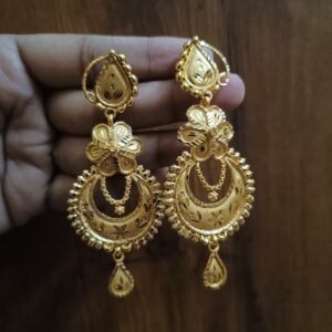 Gold Plated Earrings for Women | Traditional Design