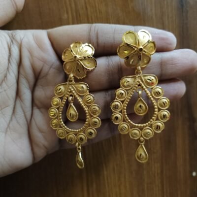 Gold Plated Earrings for Women | Traditional Design