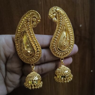 Gold Plated Earrings for Women | Traditional Design