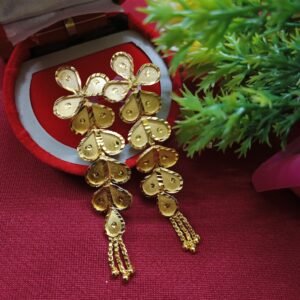 Gold Plated Earrings for Women | Traditional Design