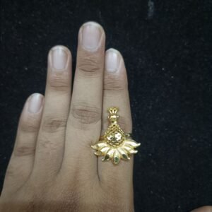Traditional Gold-Plated Finger Rings for Women