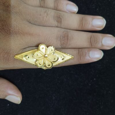 Traditional Gold-Plated Finger Rings for Women