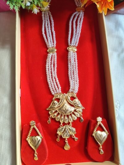 Traditional Gold-Plated Sitahar Necklace