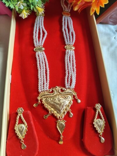 Traditional Gold-Plated Sitahar Necklace
