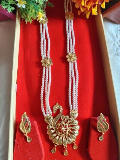 Traditional Gold-Plated Sitahar Necklace