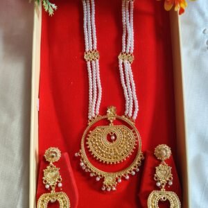 Traditional Gold-Plated Sitahar Necklace