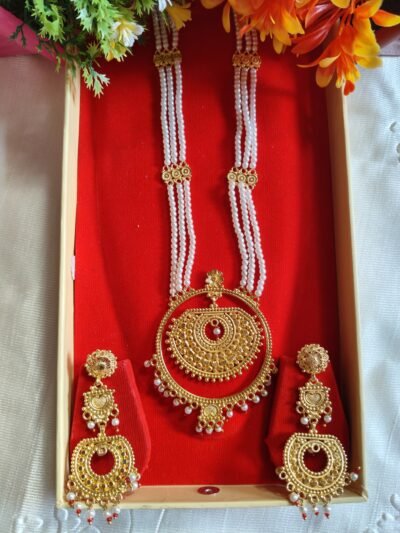 Traditional Gold-Plated Sitahar Necklace