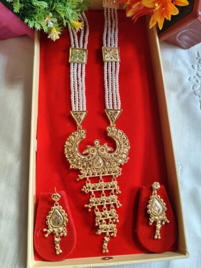 Traditional Gold-Plated Sitahar Necklace