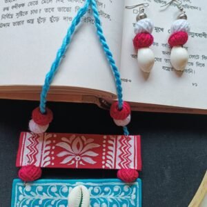 Handmade Necklace with Red Beads | Elegant Ethnic Jewelry for Women