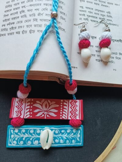 Handmade Necklace with Red Beads | Elegant Ethnic Jewelry for Women