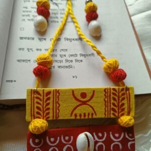 Handmade Necklace with Red Beads |Ethnic Jewelry for Women